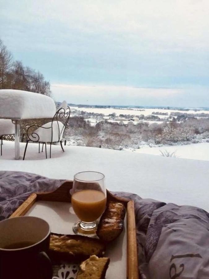 Les Gites De La Maison Lierue Thiron-Gardais Exteriör bild